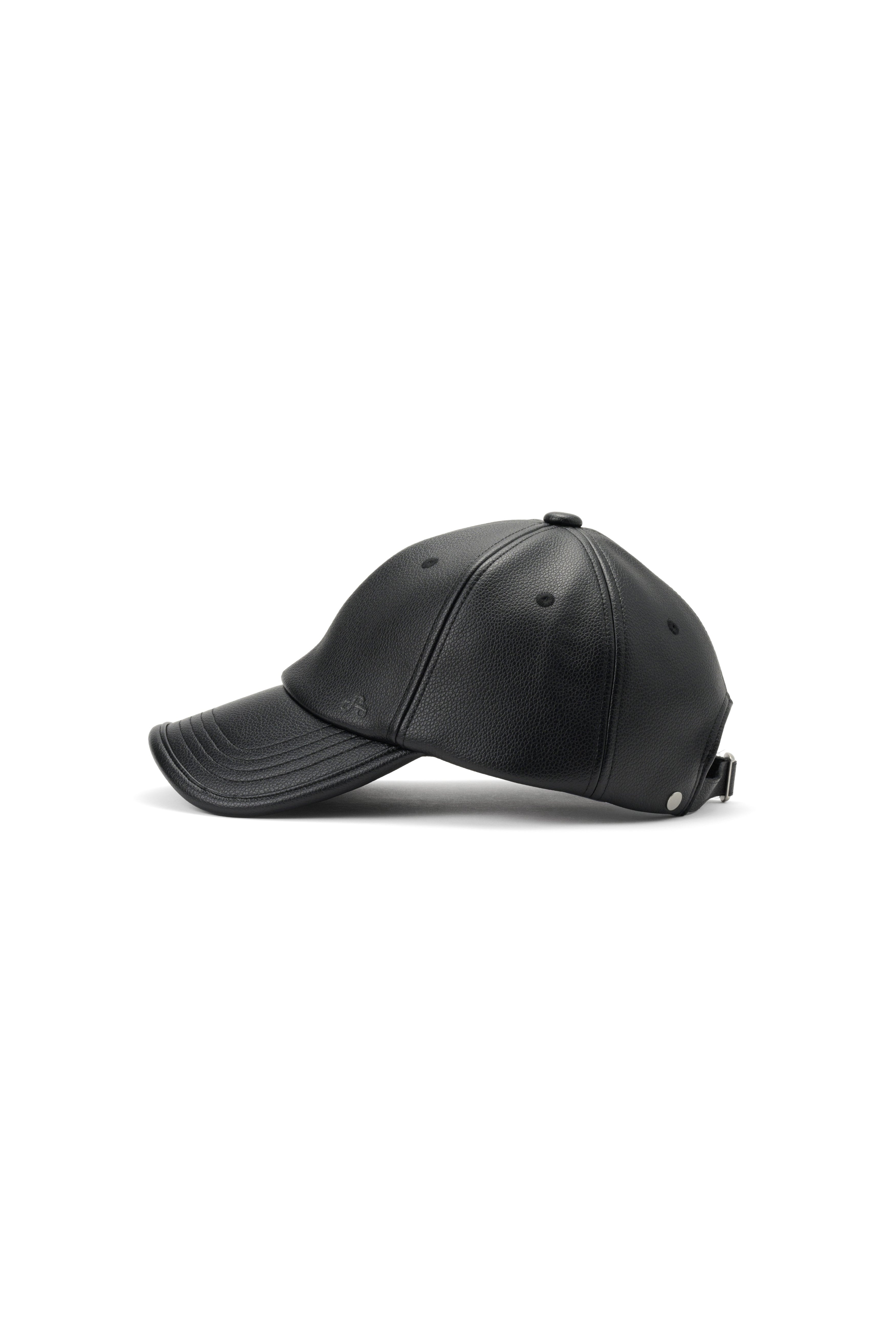 OAO TRIMMED CAP (Black) キャップ OAO公式ストア】TRIMMED CAP-Black Faux Leather (トリムドキャップ