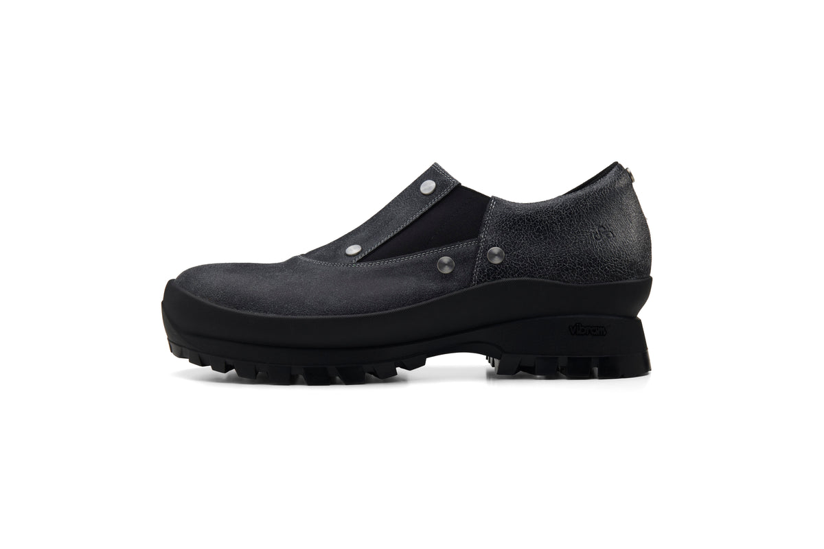 OAO公式ストア】LES ARCS BOOTS LOW Cracked Gray (レザルクブーツロウ
