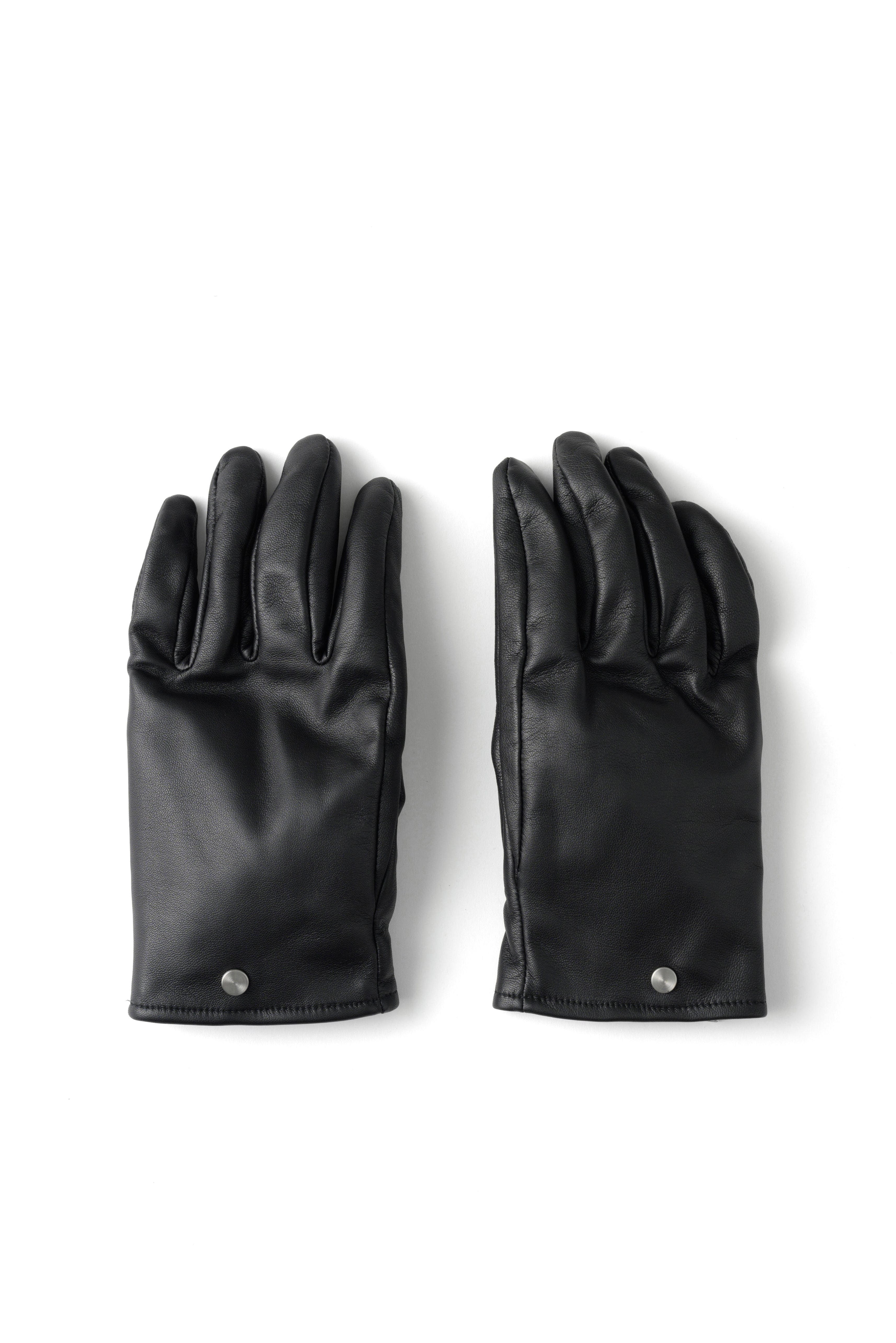 OAO公式ストア】SMOOTH LAMB LEATHER GLOVE Black (スムースラムレザー