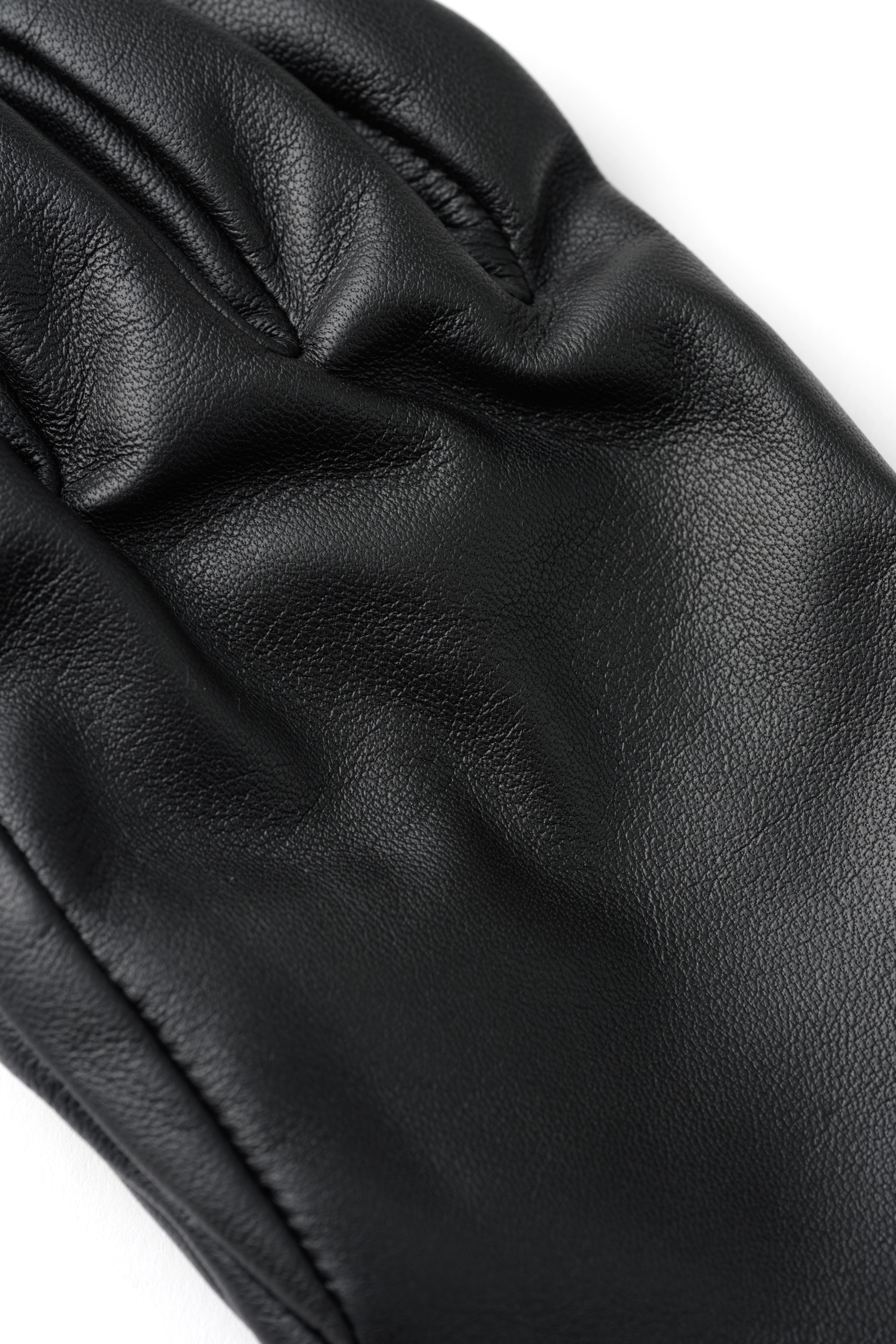OAO公式ストア】SMOOTH LAMB LEATHER GLOVES Black (スムース