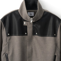 フットウェアブランドOAO(オーエーオー)のジャケットLES ARCS JACKET KHAKI(レザルクジャケット)