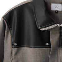 フットウェアブランドOAO(オーエーオー)のジャケットLES ARCS JACKET KHAKI(レザルクジャケット)