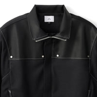 フットウェアブランドOAO(オーエーオー)のジャケットLES ARCS JACKET BLACK(レザルクジャケット)