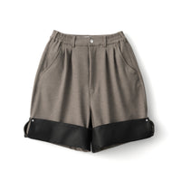 フットウェアブランドOAO(オーエーオー)のショーツLES ARCS SHORTS KHAKI(レザルクショーツ)