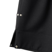 フットウェアブランドOAO(オーエーオー)のショーツLES ARCS SHORTS BLACK(レザルクショーツ)