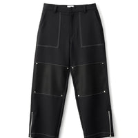 フットウェアブランドOAO(オーエーオー)のトラウザーズLES ARCS TROUSERS BLACK(レザルクトラウザーズ)