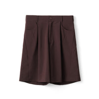 THE CURVE SHORTS (DARK BROWN)