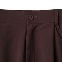 THE CURVE SHORTS (DARK BROWN)