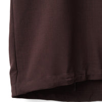 THE CURVE SHIRT (DARK BROWN)