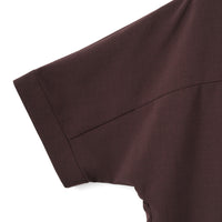 THE CURVE SHIRT (DARK BROWN)