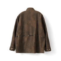ARC JACKET (Brown Faux Leather)