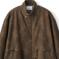 ARC JACKET (Brown Faux Leather)
