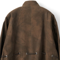 ARC JACKET (Brown Faux Leather)