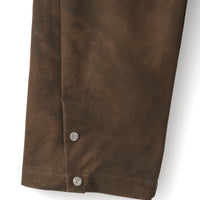 ARC TROUSERS (Brown Faux Leather)