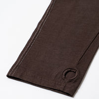 COTTON DYED LAYERED T-SHIRT (Brown)