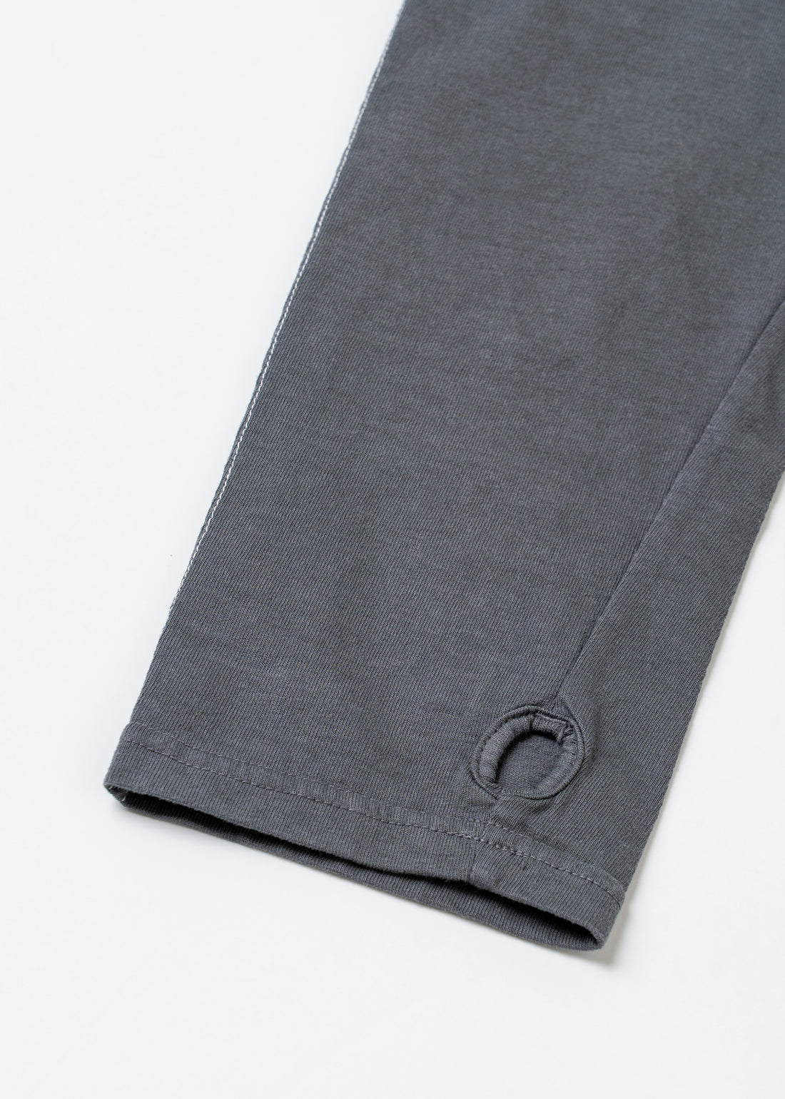 COTTON DYED LAYERED T-SHIRT (Gray)