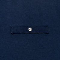 COTTON DYED LAYERED T-SHIRT (Navy)
