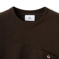 LOOP POCKET T-SHIRT (Brown)