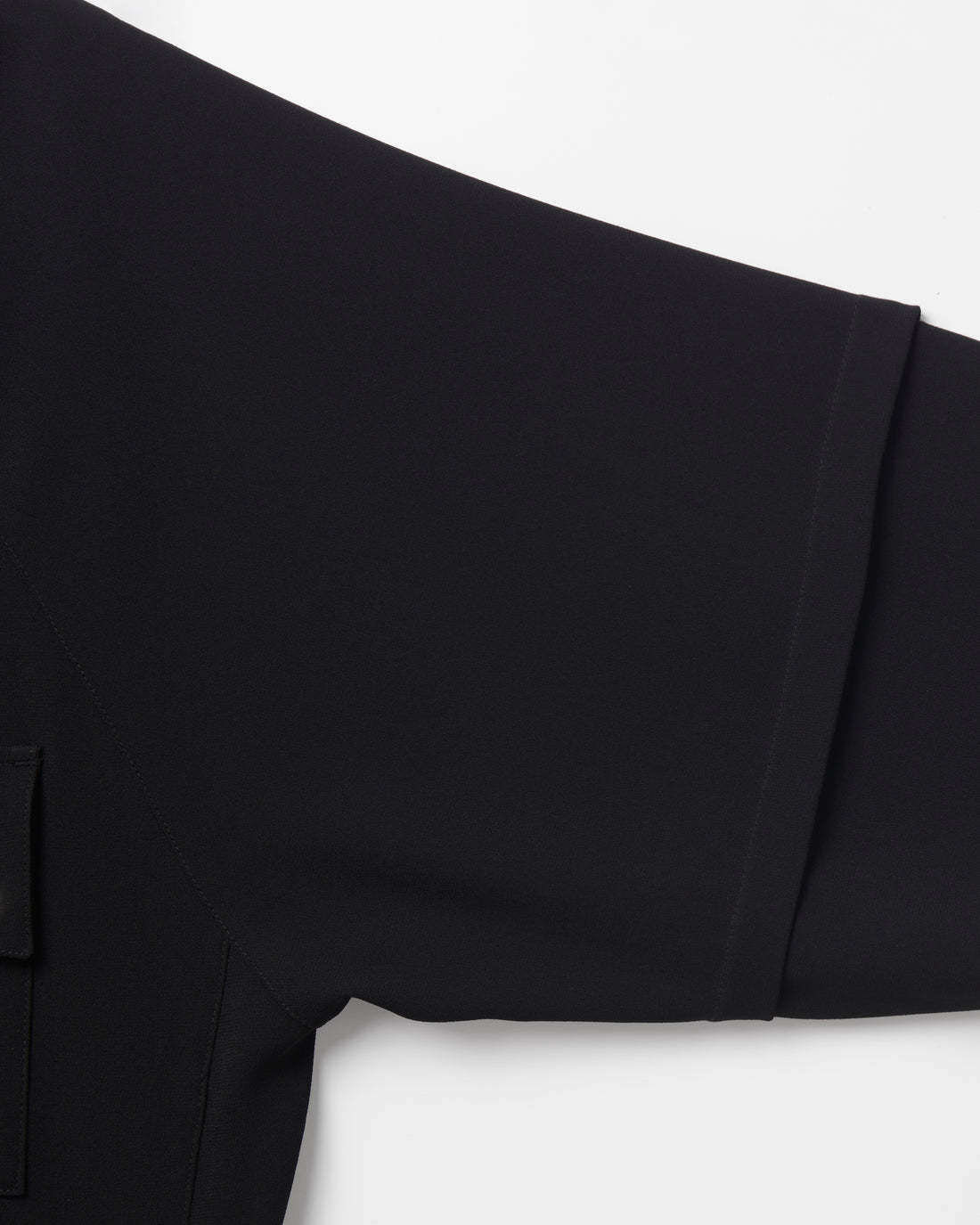 NO COLLAR UNIFORM SHIRT (Black)