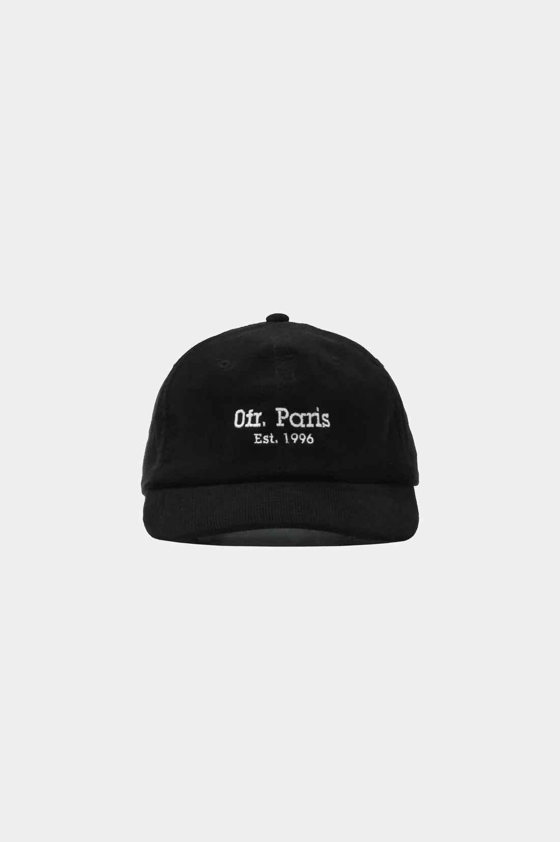 0fr Corduroy Cap Black