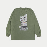 0fr. Aleksi Cavaillez LS Tee Army Green 0fr. Building