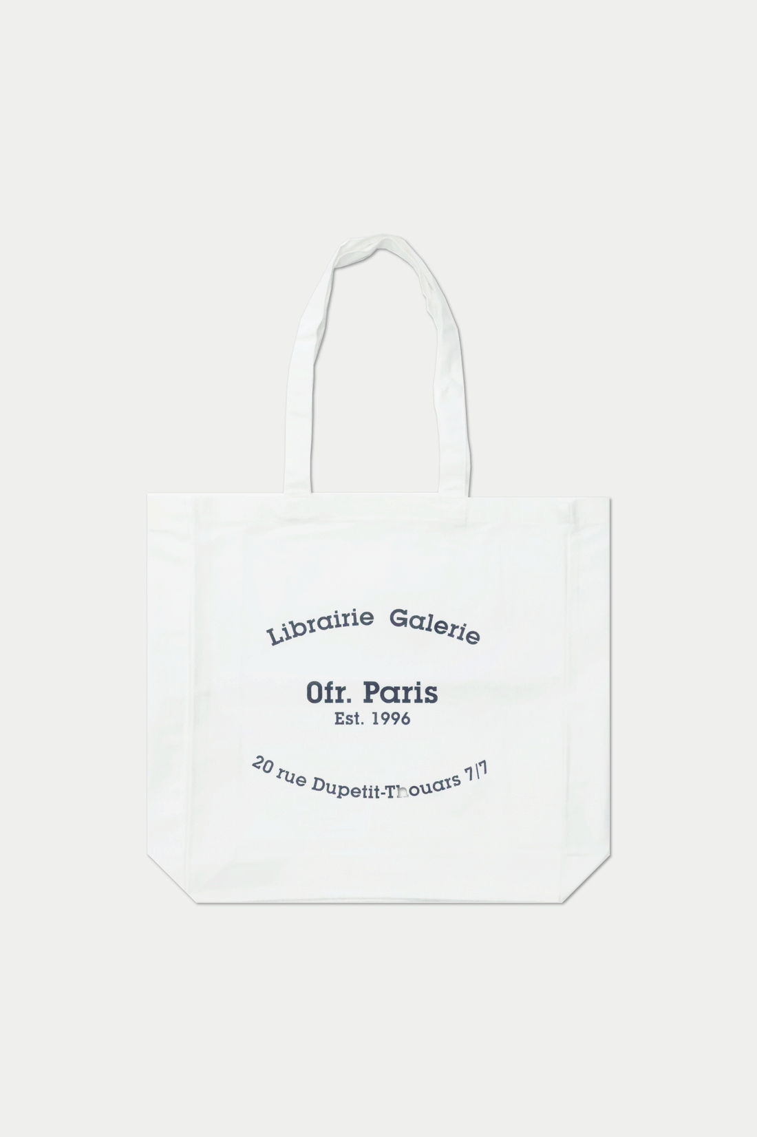 0fr. Book Bag White Navy