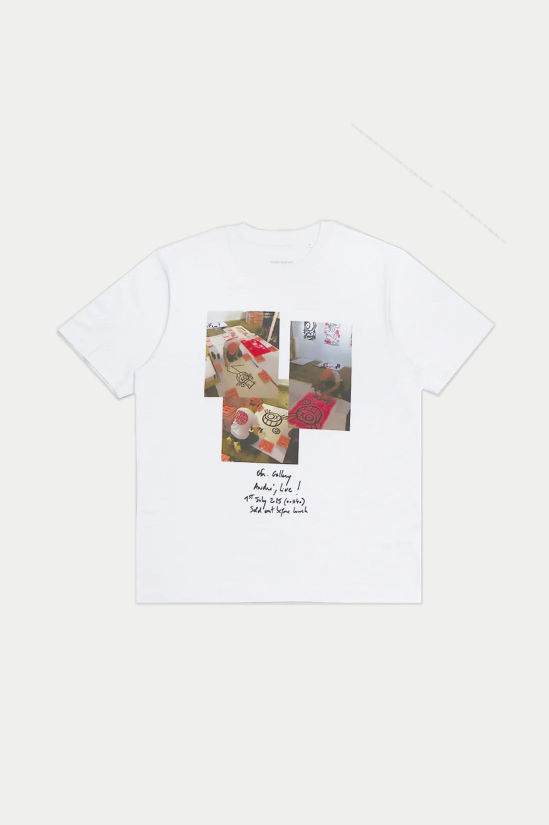 0fr. Gallery André, live! Tee White