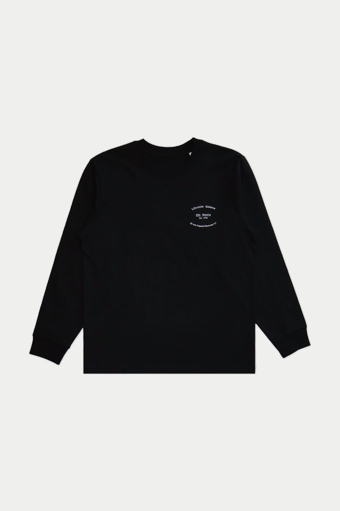 0fr. Paris Logo LS Tee Black