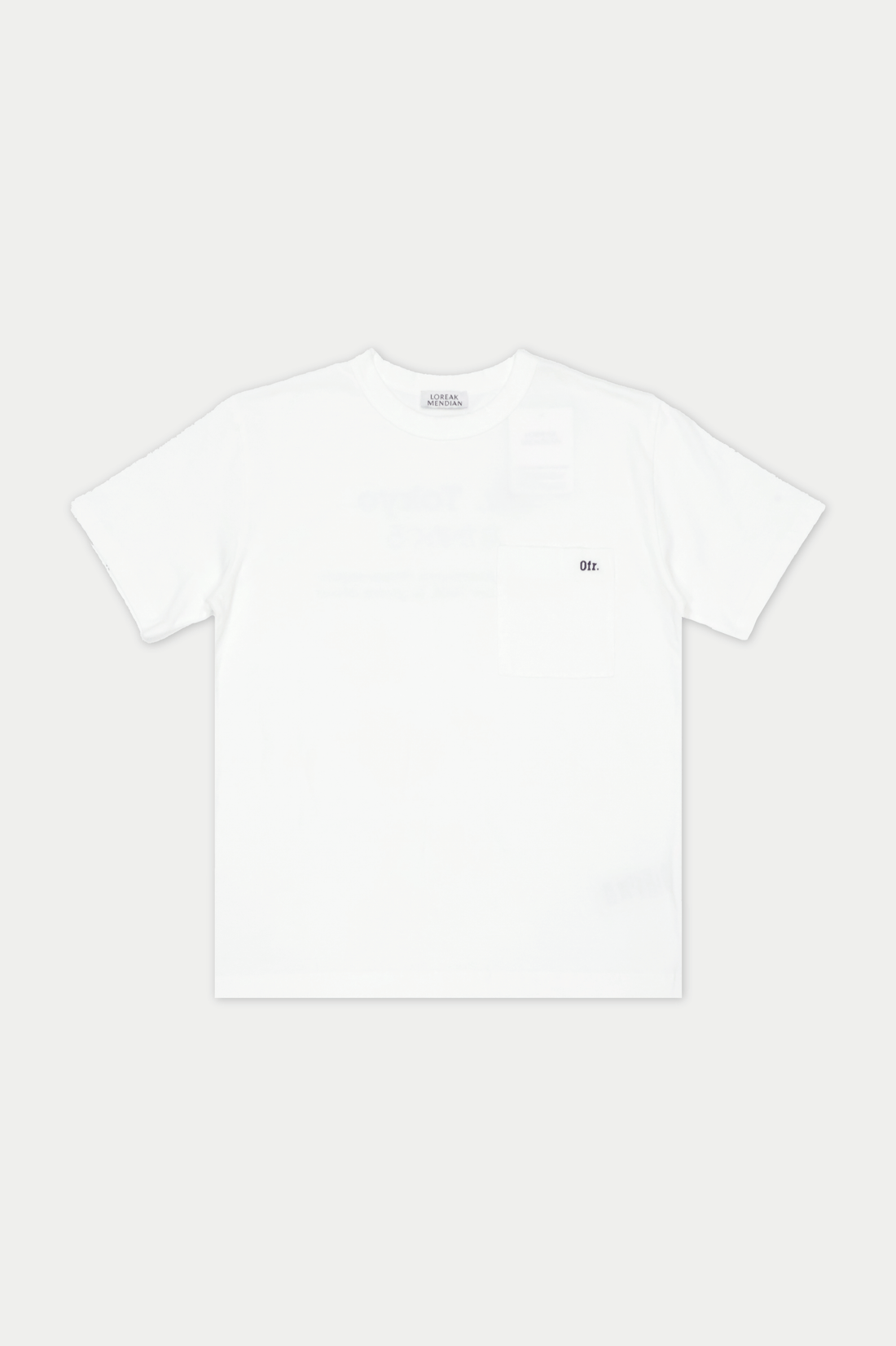 0fr × Loreak Mendian Pocket  Logo Tee White