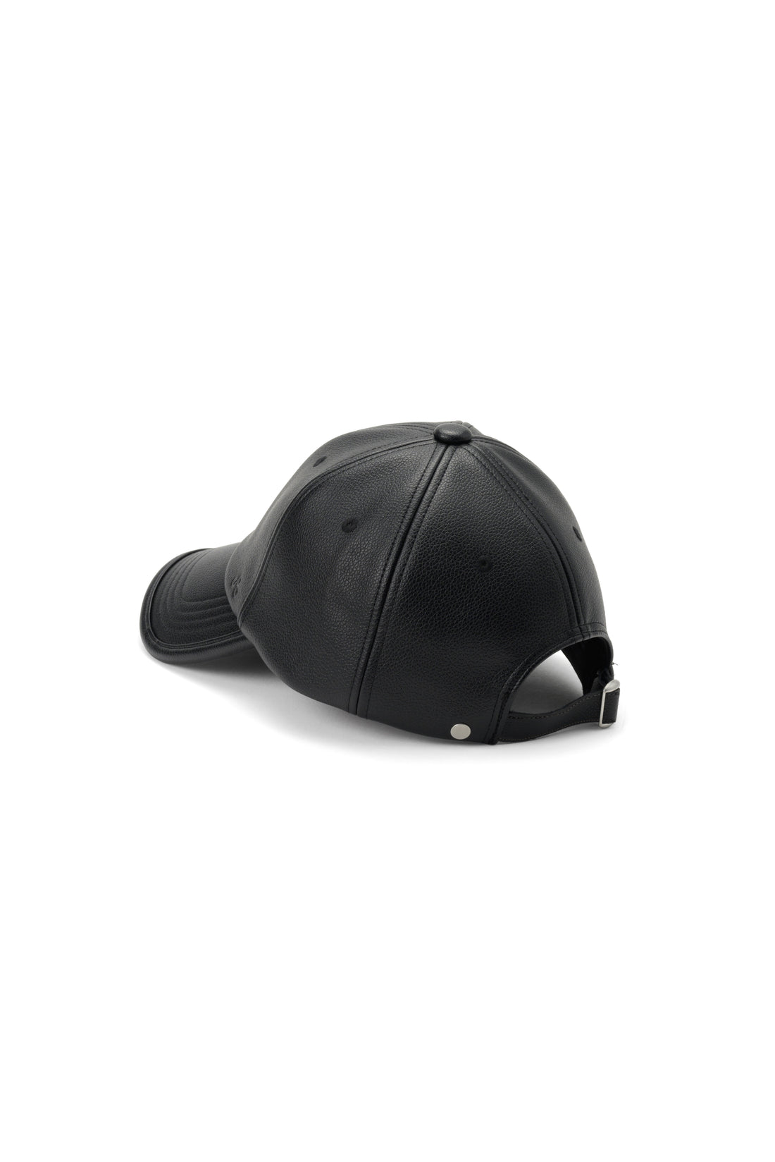 TRIMMED CAP（Black Faux Leather）