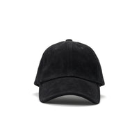 TRIMMED CAP（Black Faux Suede）