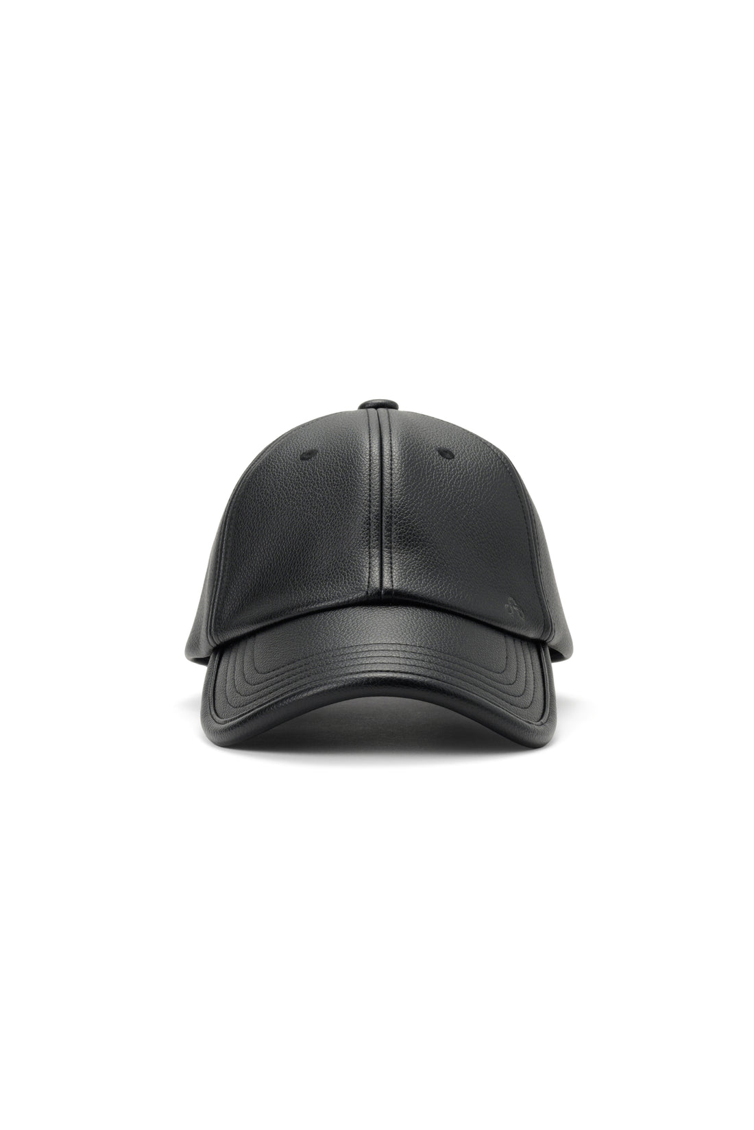 TRIMMED CAP（Black Faux Leather）
