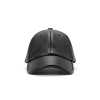 TRIMMED CAP（Black Faux Leather）