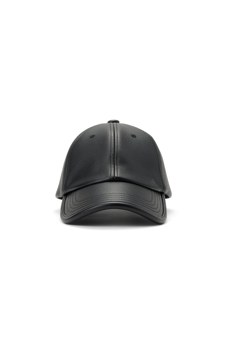 週末セール キャップ oao ブラック 黒 BLACK OAO公式ストア】TRIMMED CAP-Black Faux Leather (トリムドキャップ) | OAO