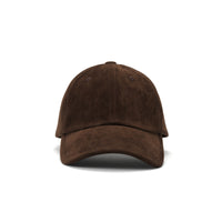TRIMMED CAP（Brown Faux Suede）