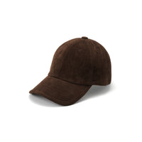 TRIMMED CAP（Brown Faux Suede）