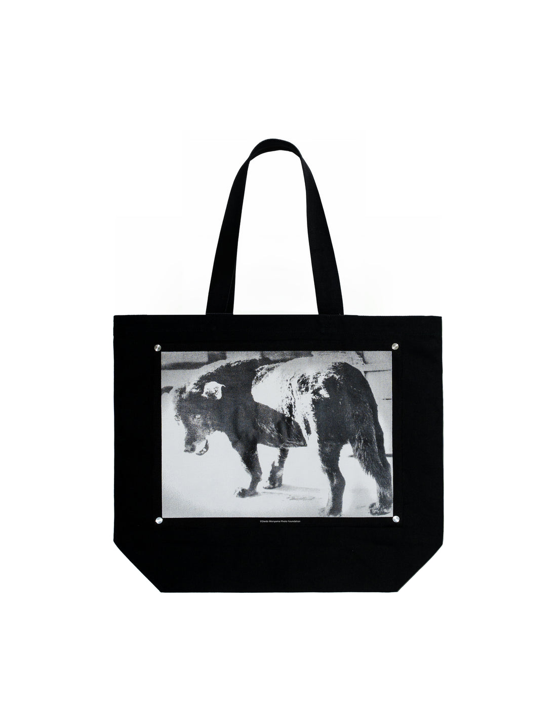 DAIDO MORIYAMA × OAO TOTE BAG ©Daido Moriyama Photo Foundation (Black - Stray Dog)