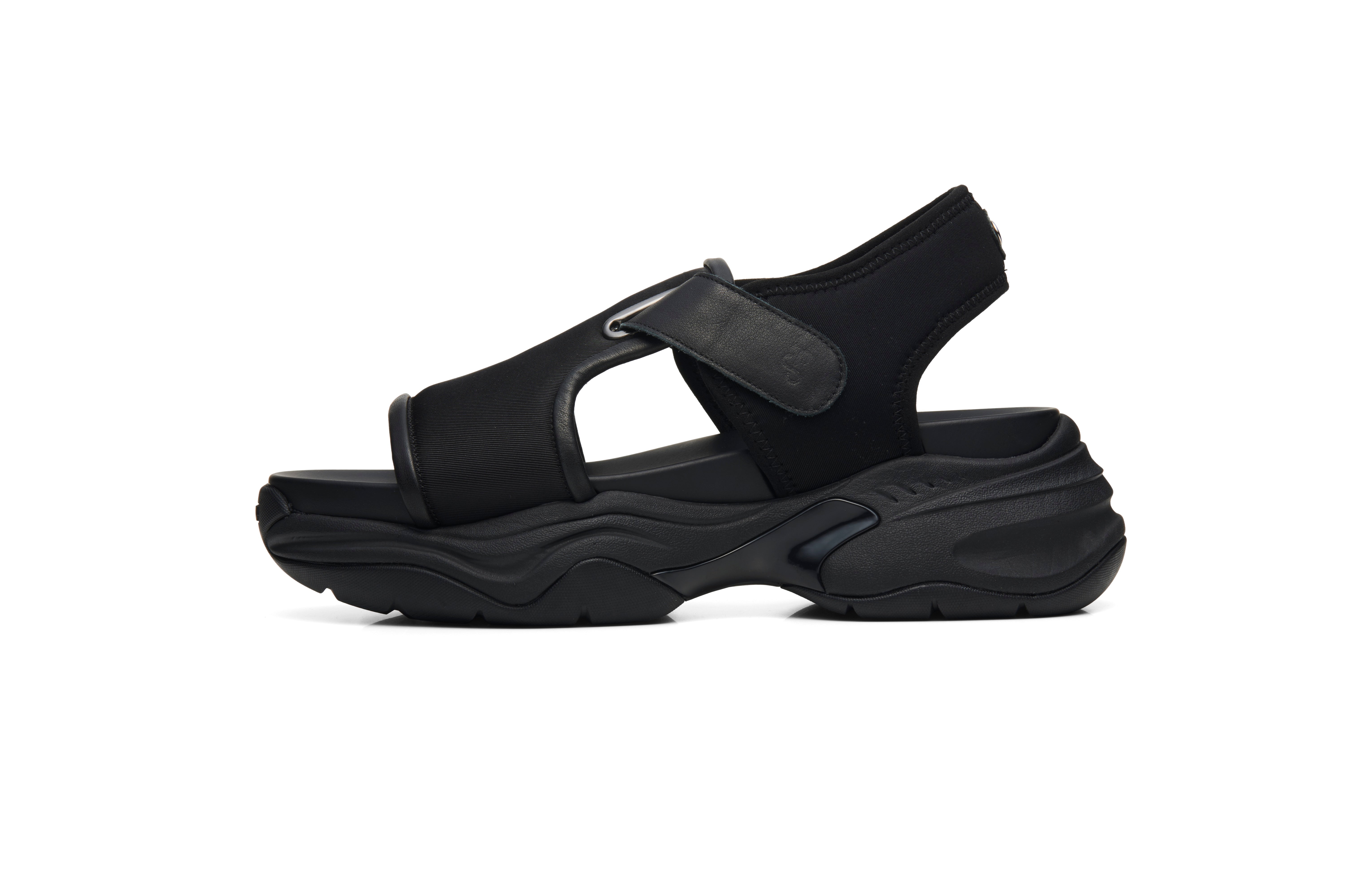 【OAO】MONOLITH NYLON ブラック 26cm MONOLITH NYLON Black | Leather Platform Sandals | OAO, based in