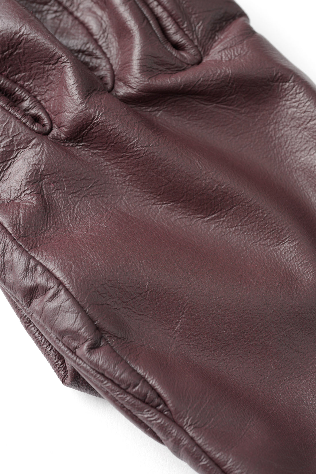 SMOOTH LAMB LEATHER GLOVE (WINE RED)