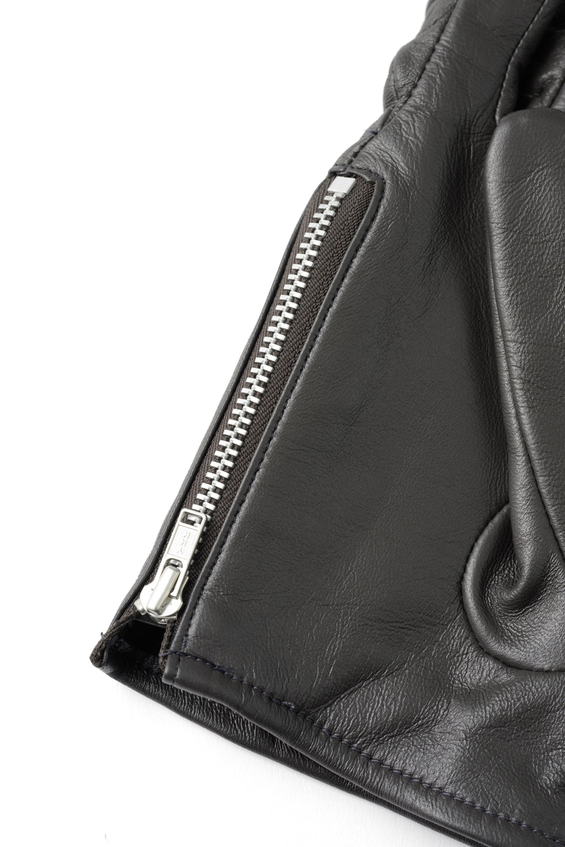 SMOOTH LAMB LEATHER GLOVE (BROWN)