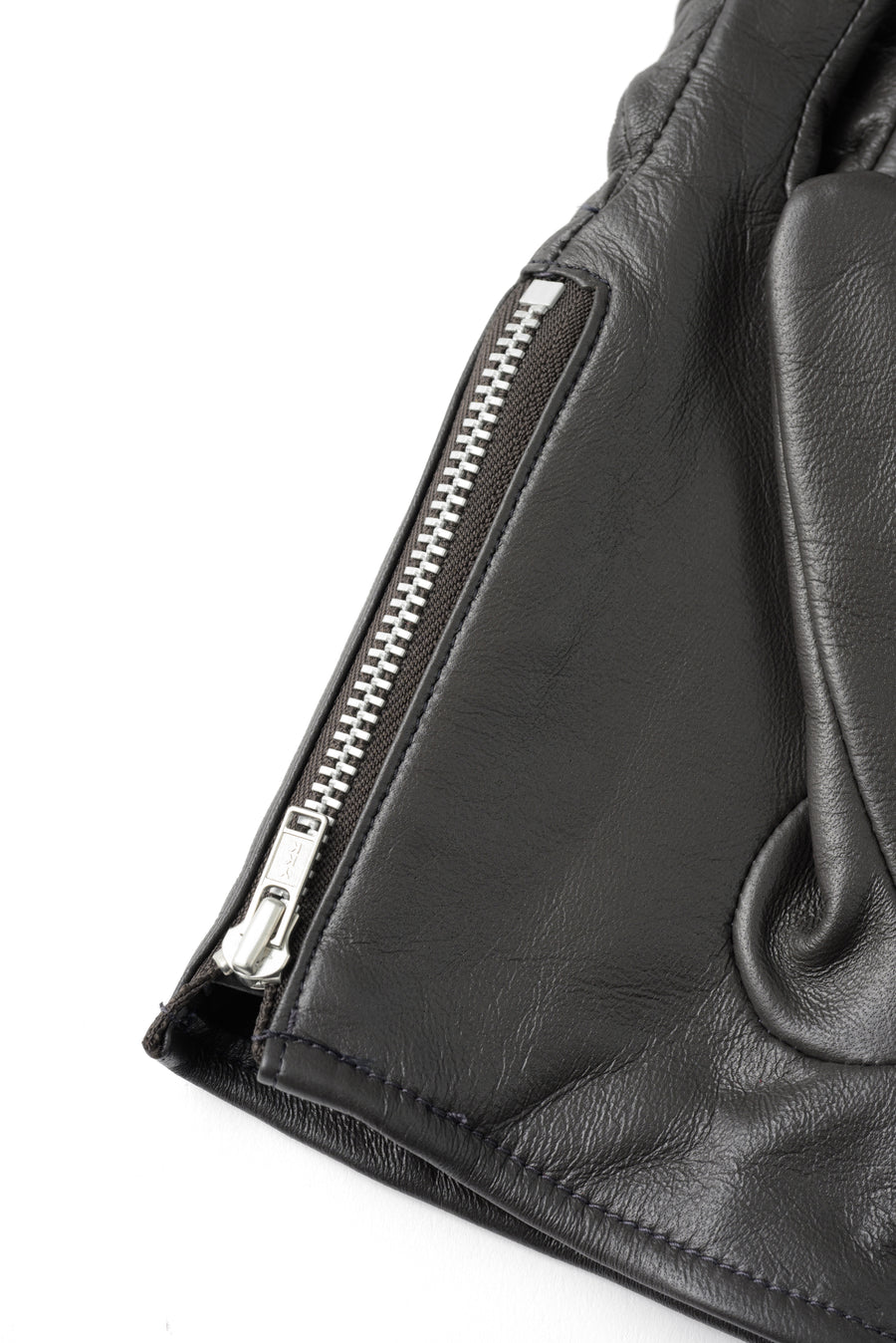 SMOOTH LAMB LEATHER GLOVE (BROWN)