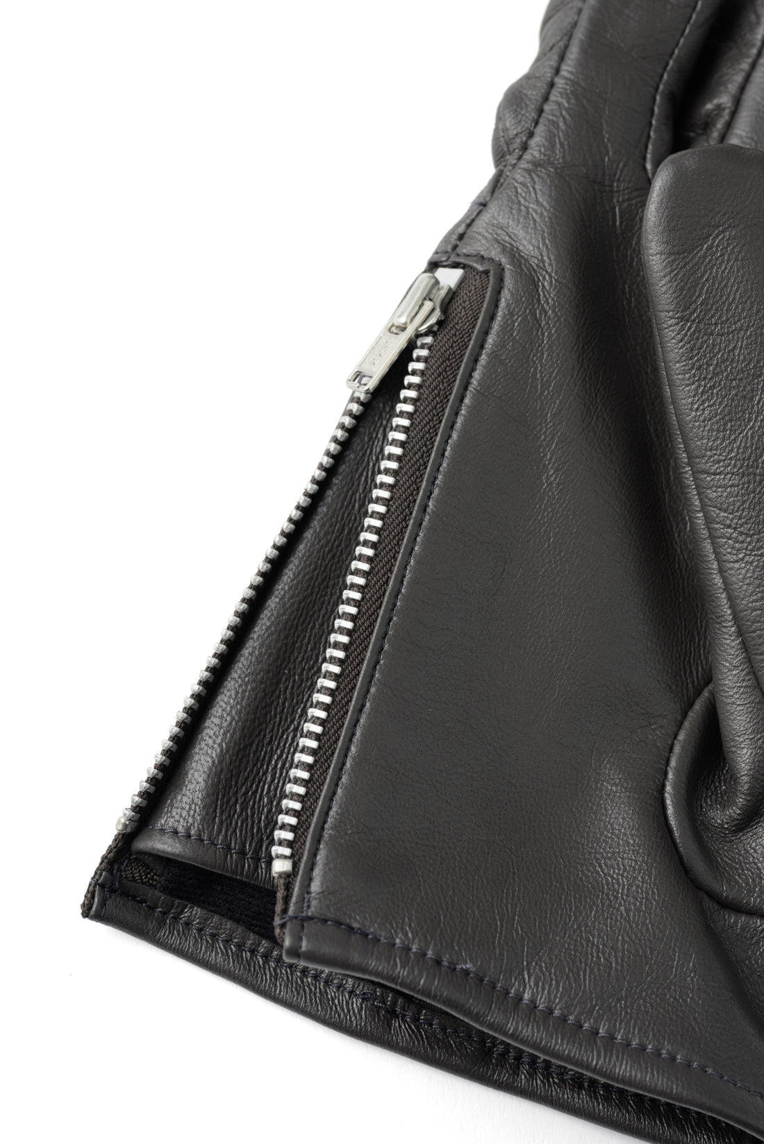 SMOOTH LAMB LEATHER GLOVE (BROWN)