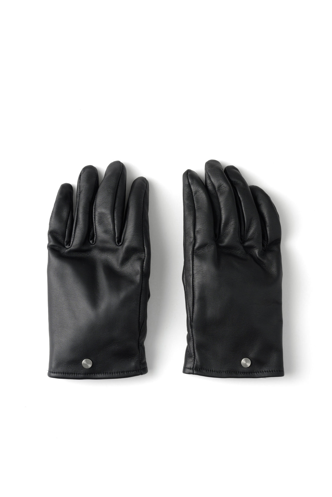 SMOOTH LAMB LEATHER GLOVE (BLACK)