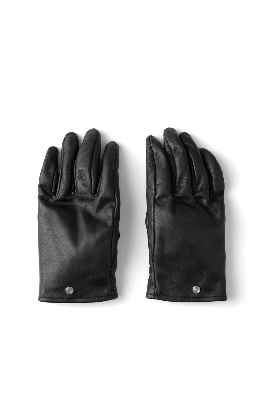 SMOOTH LAMB LEATHER GLOVE (BLACK)