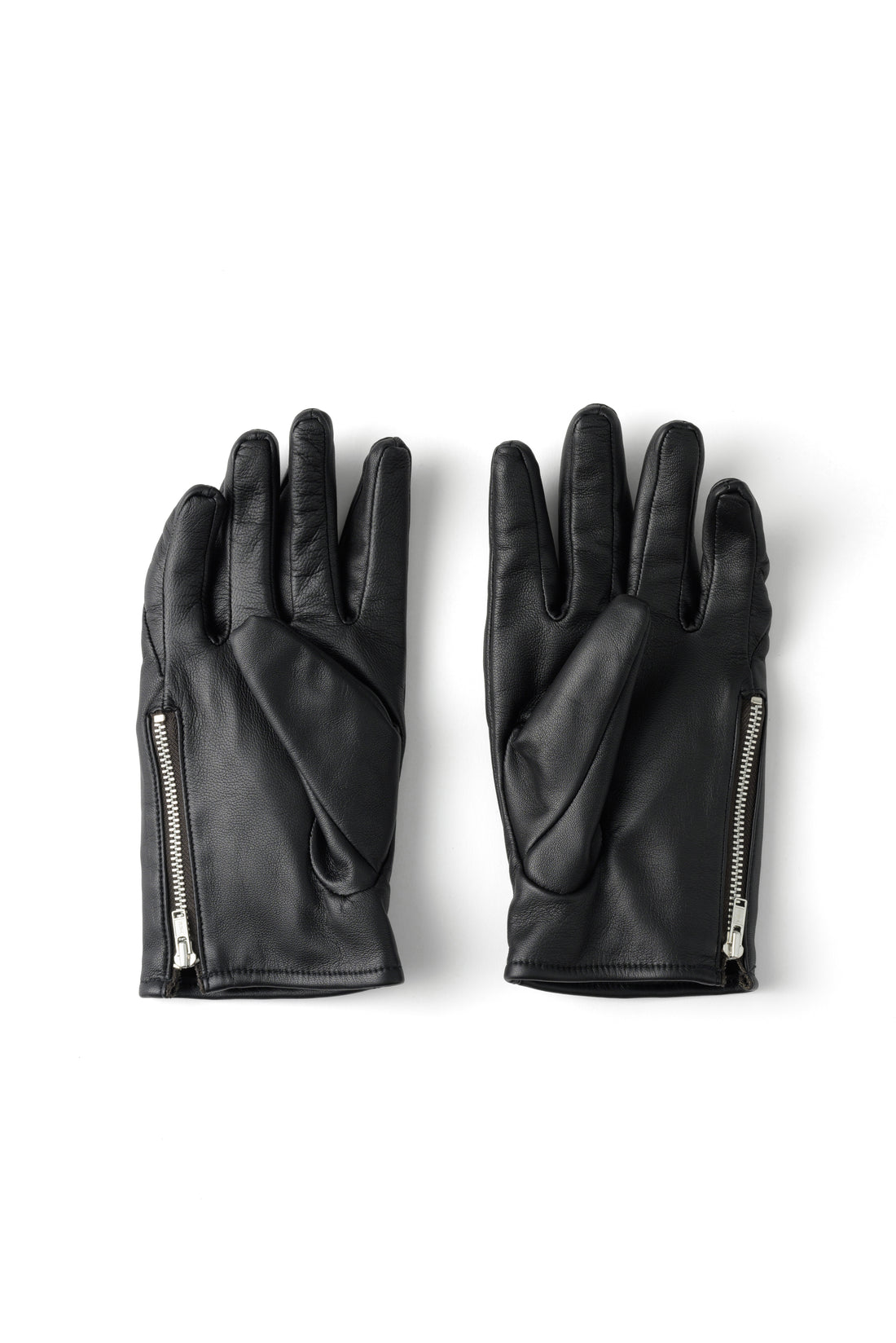 SMOOTH LAMB LEATHER GLOVE (BLACK)