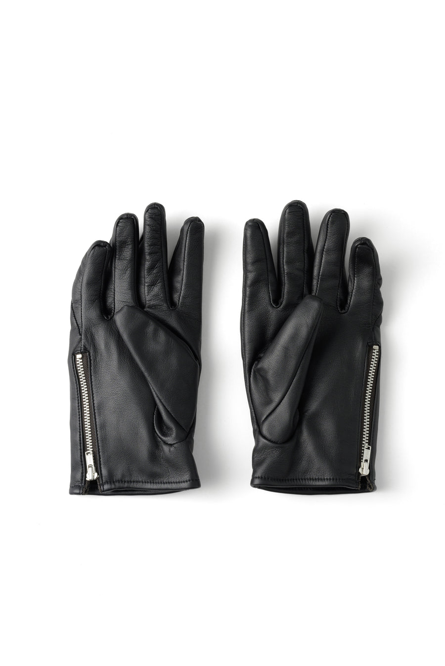 SMOOTH LAMB LEATHER GLOVE (BLACK)