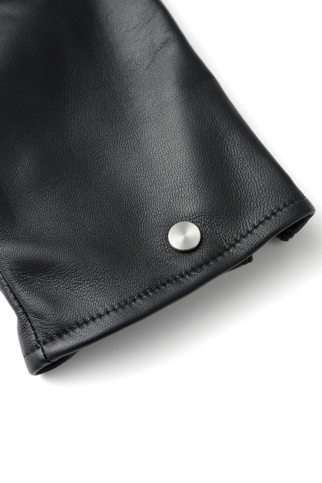 SMOOTH LAMB LEATHER GLOVE (BLACK)