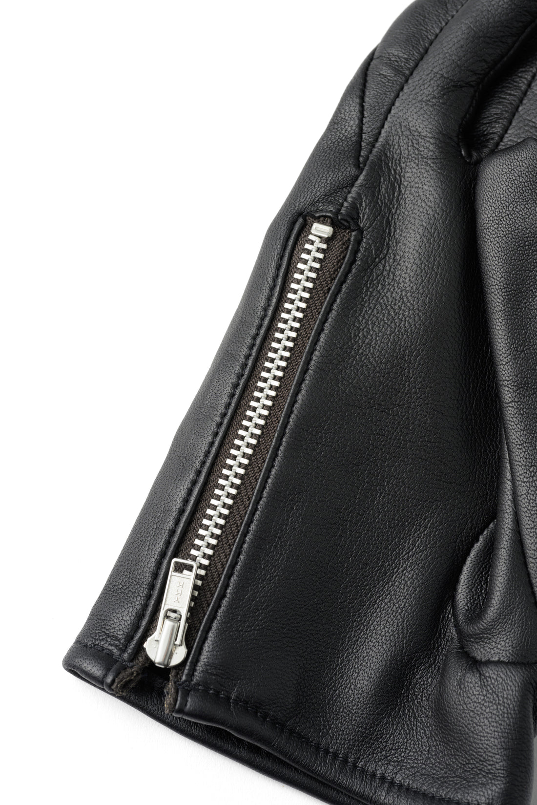 SMOOTH LAMB LEATHER GLOVE (BLACK)