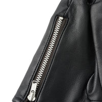 SMOOTH LAMB LEATHER GLOVE (BLACK)