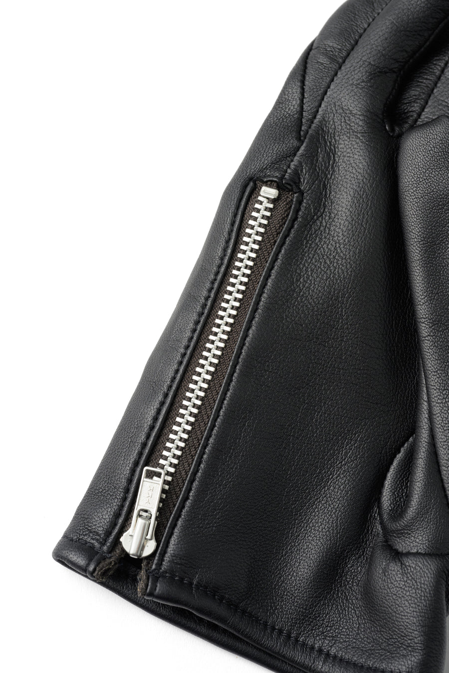 SMOOTH LAMB LEATHER GLOVE (BLACK)